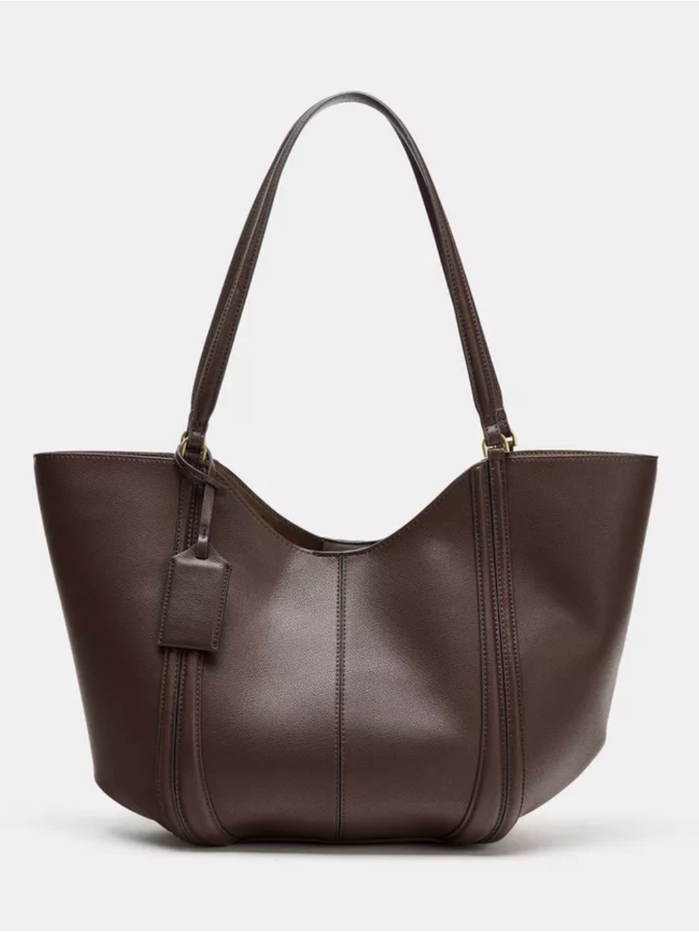 Zara Maxi Shopper bag in light tan - Picture 11 of 11
